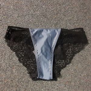 Victoria's Secret Denim Cheeky Panty w/ Rivets